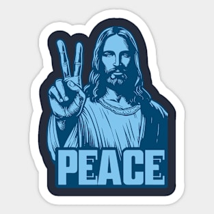 Peace with Jesus Sticker